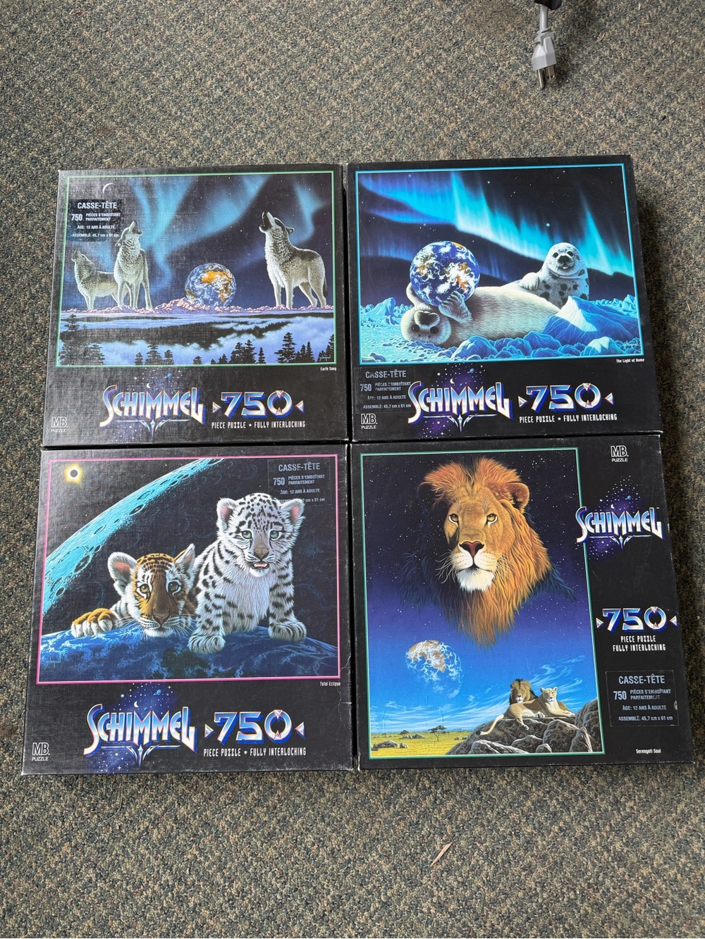 Vintage Schimmel Animal Theme Puzzles